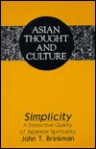 Simplicity: A Distinctive Quality of Japanese Spirituality - John T. Brinkman