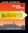 Contemporary Business: 2012 Update, 14th Edition (Coursesmart) - Louis E. Boone