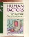 Human Factors for Technical Communicators (Wiley Technical Communation Library) - Marlana Coe, Coe