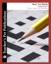 Bud, Not Buddy Puzzle Pack - Teacher Lesson Plans, Activities, Crossword Puzzles, Word Searches, Games, and Worksheets (Paperback) - Mary B. Collins