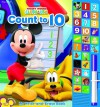 My Write-and-Erase Sound Book: Mickey Mouse Clubhouse Count to 10 - Editors of Publications International Ltd.