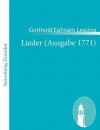 Lieder (Ausgabe 1771) - Gotthold Ephraim Lessing