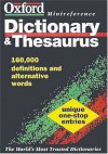 The Oxford Minireference Dictionary And Thesaurus - Chris Cowley