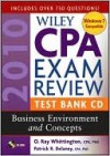 Wiley CPA Exam Review 2010 Test Bank CD - Business Environment and Concepts - Patrick Delaney, O. Whittington