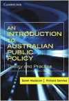 Introduction to Australian Public Policy - Sarah Maddison