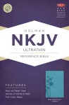 NKJV Ultrathin Reference Bible, Teal LeatherTouch Indexed - Holman Bible Publisher