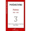 Poèmes, tome 3, 1922-1923 - Vladimir Mayakovsky, Claude Frioux