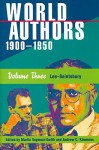 World Authors, 1900-1950: Vol 3: Lee-Saintsbury - Martin Seymour-Smith