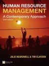 Human Resource Management: A Contemporary Approach - Julie Beardwell, Tim Claydon