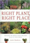 Right Plant Right Place - Jackie Matthews