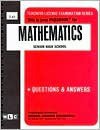 Mathematics: Senior High School (Teachers License Examination Series (Tle).) - Jack Rudman