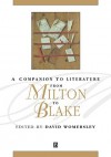 A Companion To Literature From Milton To Blake - David Womersley