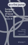 European Review of Social Psychology: Volume 20: A Special Issue of the European Review of Social Psychology - Wolfgang Stroebe