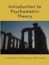 Introduction to Psychometric Theory - Tenko Raykov, George A. Marcoulides