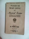 Pronouncing Pocket Manual of Musical Terms, Together With the Elements of Notation and Biographical Dates of Noteworthy Musicians - Theodore Baker