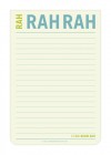 Rah Rah Rah Jumbo Sticky Notes - Knock Knock