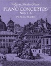 Piano Concertos Nos. 1-6 in Full Score - Wolfgang Amadeus Mozart