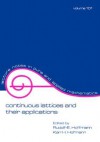 Continuous Lattices and Their Applications - Rudolf-E. Hoffmann, Karl H. Hofmann