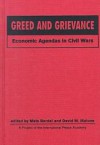 Greed and Grievance: Economic Agendas in Civil Wars - Mats Berdal, David Malone