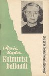 Kolmteist ballaadi (Loomingu Raamatukogu, #10/1963) - Marie Under