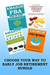 CHOOSE YOUR WAY TO EARLY JOB RETIREMENT BUNDLE: Supplement Business,Affiliate Marketing via Launch Jacking, Amazon Associate/Affiliate, FBA Amazon - Red Mikhail, Alexander Shrouder, AffiliateMarketing MakeMoneyInc