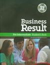 Business Result Pre-intermediate Students Book +CD - David Grant, Hudson Jane