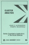 Cluster Analysis (Quantitative Applications in the Social Sciences) - Mark S. Aldenderfer