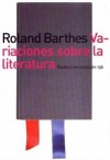 Variaciones sobre la literatura - Roland Barthes