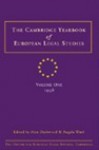 The Cambridge Yearbook Of European Legal Studies: 1998 - Alan Dashwood