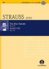 An der schönen blauen Donau / Künstlerleben: Walzer. op. 314 / 316. Orchester. Studienpartitur + CD. (Eulenburg Audio+Score) - Richard Clarke, Johann Strauß (Sohn)