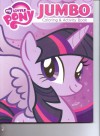 My Little Pony Jumbo Coloring & Activity Book ~ Twilight Sparkle on Purple (96 Pages) - Hasbro