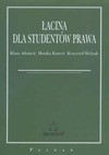 Łacina dla studentów prawa - Kalus Adomeit, Monika Koncur, Krzysztof Ślebzak