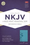 NKJV Large Print Personal Size Reference Bible, Teal LeatherTouch Indexed - Holman Bible Publisher