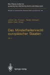 Das Minderheitenrecht europäischer Staaten: Teil 1 - Jochen A. Frowein, Rainer Hofmann, Stefan Oeter