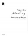 Sieben frühe Lieder, für hohe Singstimme und Klavier Ausgabe für mittlere Singstimme und Klavier - Alban Berg, Carl Hauptmann, Nikolaus Lenau, Theodor Storm