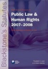 Blackstone's Statutes on Public Law and Human Rights - Peter Wallington, Robert Gregory Lee