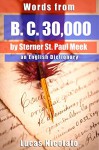 Words from B. C. 30,000 by Sterner St. Paul Meek: an English Dictionary - Lucas Nicolato