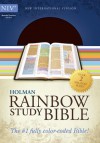 NIV Rainbow Study Bible, Brown Bonded Leather - Holman Bible Publisher