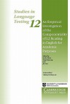 An Empirical Investigation of the Componentiality of L2 Reading in English for Academic Purposes - Cyril Weir, Yang Huizhong, Jin Yan