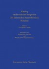 Katalog Der Lateinischen Fragmente Der Bayerischen Staatsbibliothek Munchen: Band 3. CLM 29550 - 29990 - Bayerische Staatsbibliothek, Wolfgang-Valentin Ikas