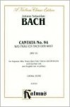 Cantata No. 94 -- Was Frag Ich Nach Der Welt: Satb with Satb Soli - Johann Sebastian Bach