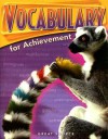 Vocabulary for Achievement Fourth Course - Margaret Ann Richek