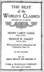 The Best Of The World's Classics (Restricted To Prose) Volume IV - Great Britain And Ireland II - Henry Cabot Lodge