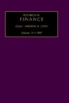 Research in Finance, Volume 15 - Andrew H. Chen