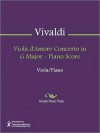 Viola d'Amore Concerto in G Major - Piano Score - Antonio Lucio Vivaldi