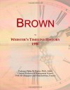 Brown: Webster's Timeline History, 1996 - Icon Group International