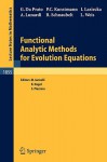 Functional Analytic Methods for Evolution Equations - Giuseppe Da Prato, Irena Lasiecka