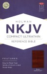 NKJV Compact Ultrathin Bible, Brown LeatherTouch - Holman Bible Publisher