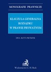 Klauzula generalna rozsądku w prawie prywatnym - Ewa Rott-Pietrzyk