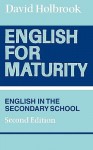 English for Maturity - David Holbrook